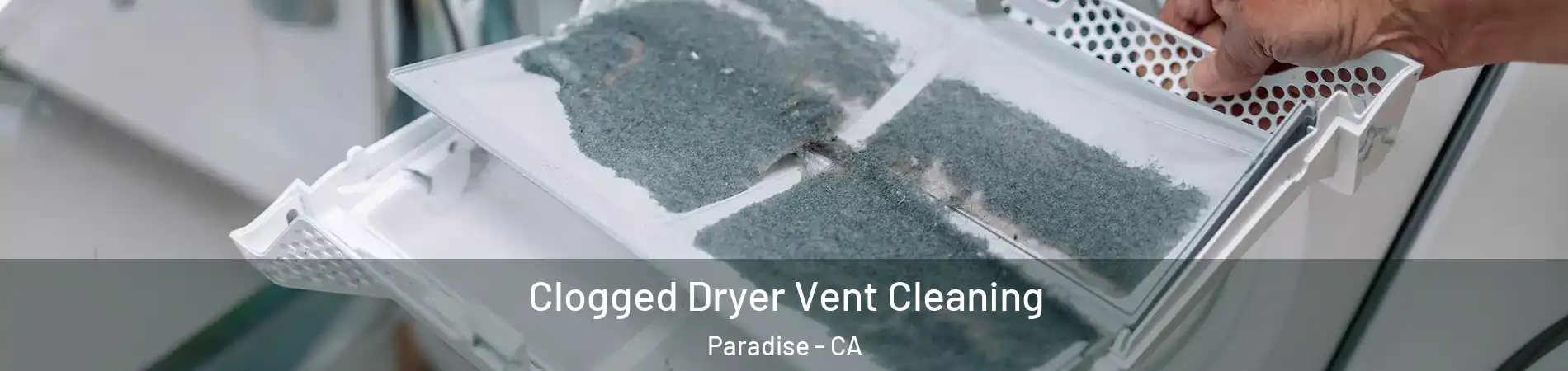  Clogged Dryer Vent Cleaning Paradise - CA