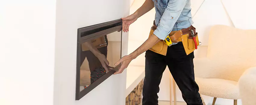 Metal Fireplace Installation in Paradise, California