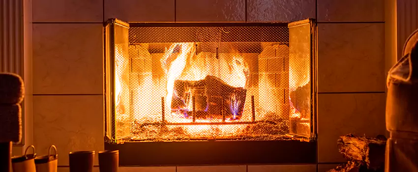 Mendota Hearth Landscape Fireplace Installation in Paradise, California