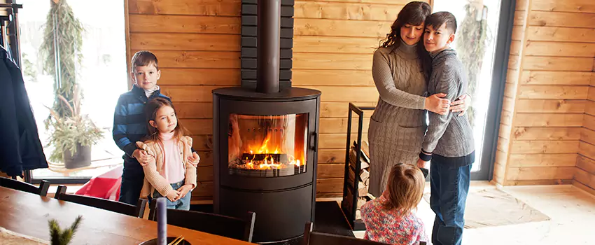 Morso Cast Iron Fireplace Insert Installation in Paradise, California